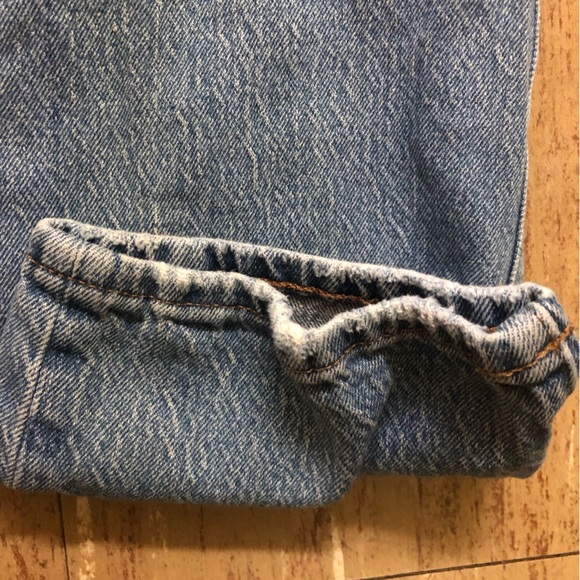 Madewell Mid-Rise Perfect Vintage Jean Knee-Rip Edition Medium Wash size 30 - Picture 9 of 10